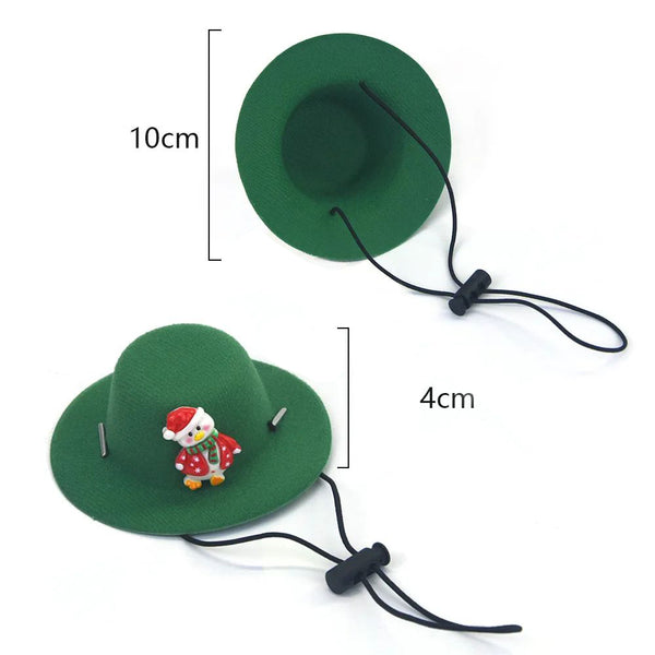 Gorro Navideño para Mascotas - Accesorio Festivo Suave y Cómodo