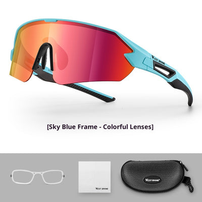 Gafas de Ciclismo Marco Grande Lentes de Color Protección Contra el Viento - Image 7