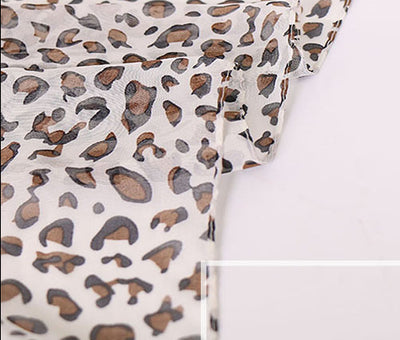 Pañuelo Protector Solar Mujer Chifón Lunares Pequeño - Image 10