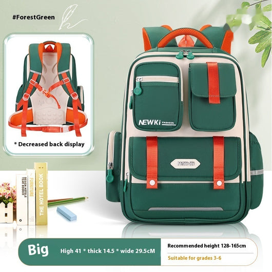 Mochila Escolar Ergonómica de Protección Espinal con Múltiples Compartimentos - Image 3