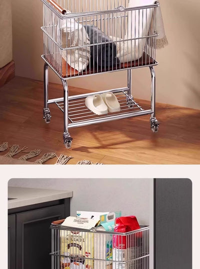 Carrito Organizador de Ropa Sucia Extraíble Gran Capacidad - Image 14