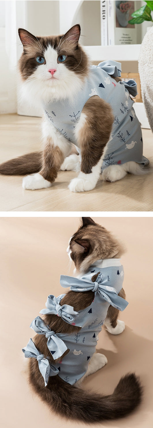Prenda de Esterilización para Gatos - Protección Respirable Anti-lamido - Image 10