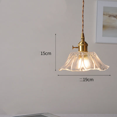 Lámpara Colgante Retro de Cristal con Detalles en Latón - Estilo Nórdico - Image 30