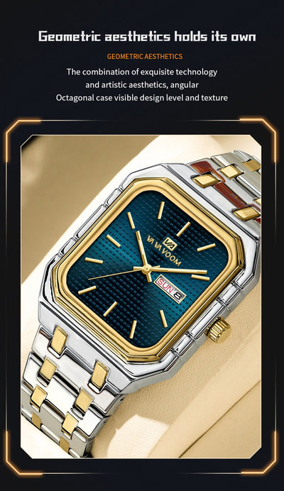 Reloj Cuadrado Luminoso Casual para Hombre - Image 24