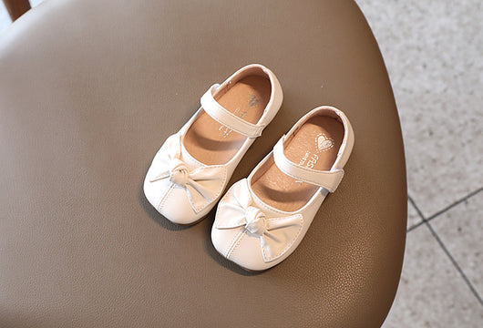 Zapatos de Cuero Infantiles Estilo Colegio Británico con Moño - Image 14