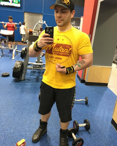 men's t-shirt, t-shirt, black, yellow, grey, athletic, casual - Image 10