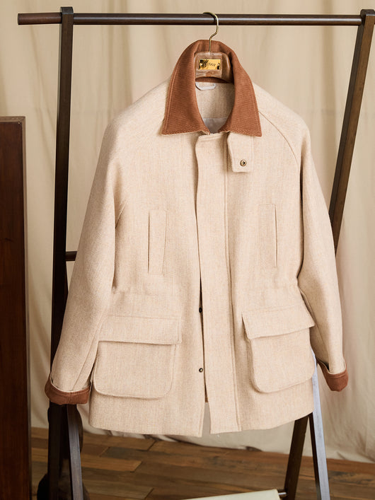Chaqueta Safari Ejecutiva de Lana Gruesa Ajustada - Image 5