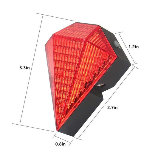 Luz trasera para bicicleta con carga USB y alerta de seguridad - Image 11