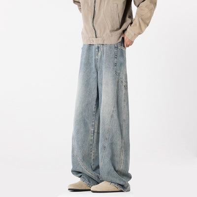 Pantalones Cargo Vaqueros Lavados Estilo Americano - Image 4