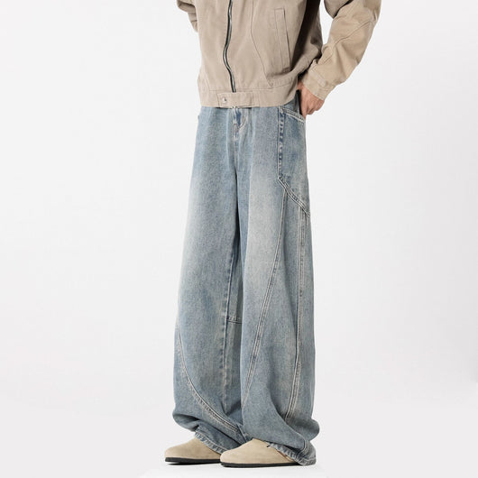 Pantalones Cargo Vaqueros Lavados Estilo Americano - Image 4