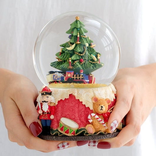 Caja de Música Giratoria con Bola de Cristal de Copo de Nieve - Image 8