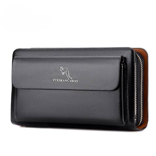Cartera Ejecutiva Kangaroo Color Sólido para Hombre - Image 10