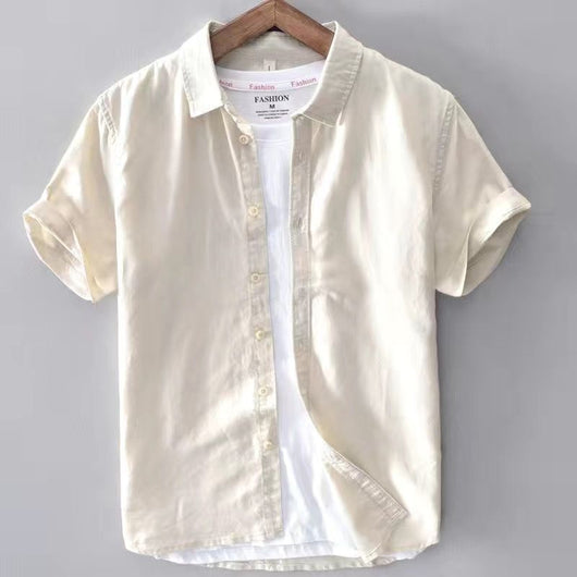 Camisa de Lino Japonés para Hombre Cuello Alto - Image 7