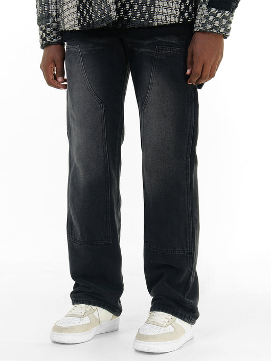 Pantalones Rectos Degradados Estilo Urbano Americano para Hombre - Image 8