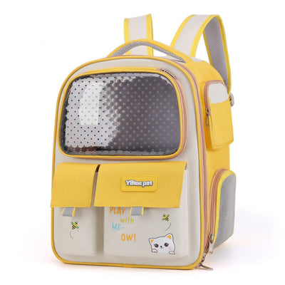 Bolsa de Transporte Felino Capacidad Grande con Ventilación Respirable - Image 5