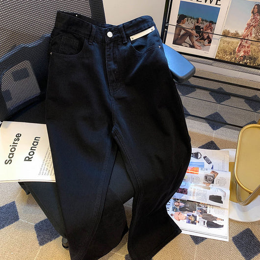 Pantalones Vaqueros Cintura Alta Ancha Rectos Efecto Limpiador - Image 6