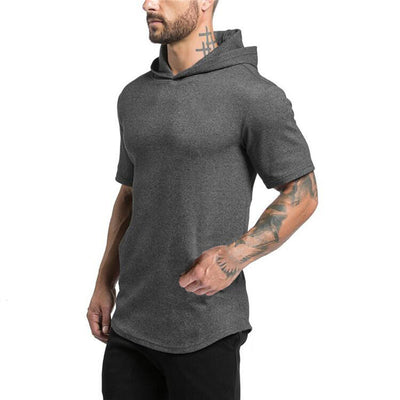 Playera Muscle Slim Fit Hombre Algodón Transpirable Diseño Liso - Image 4