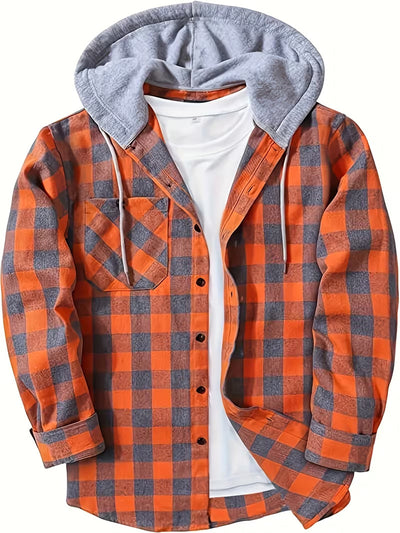 Sudadera Hoodie Cuadros para Hombre - Manga Larga - Image 10