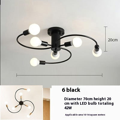 Lámpara de Lujo Minimalista para Sala de Estar - Image 8