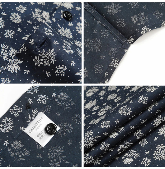 Camisa Casual Slim Fit con Estampado Moderno para Hombre - Image 16
