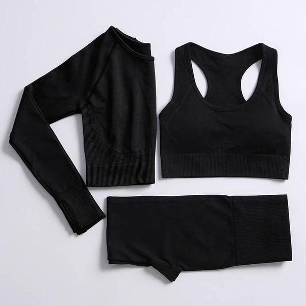 Conjunto de Yoga Seamless sin Costuras para Mujer