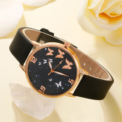 Reloj de Pulsera para Mujer Estilo Coreano con Mariposa y Accesorios Coordinados - Image 11