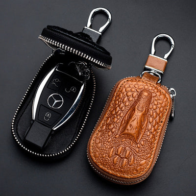 Funda de Cuero Genuino para Llaves de Auto - Unisex - Image 3