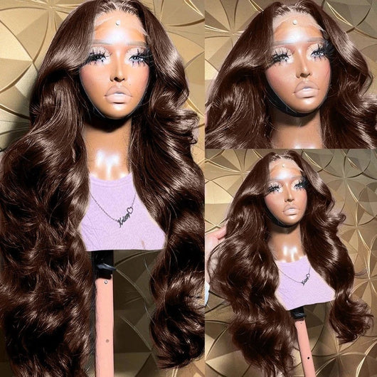 Peluca con Encaje Frontal Ondas Grandes Cabello Rizado Largo Medio para Mujer - Image 7