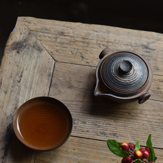 Juego de Té Portátil Kung Fu - Taza Cerámica Todo en Uno para Una Persona - Image 4