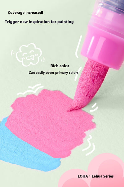 Juego de 36 Colores Acrílicos Opacos con Pincel Overlay - Image 13