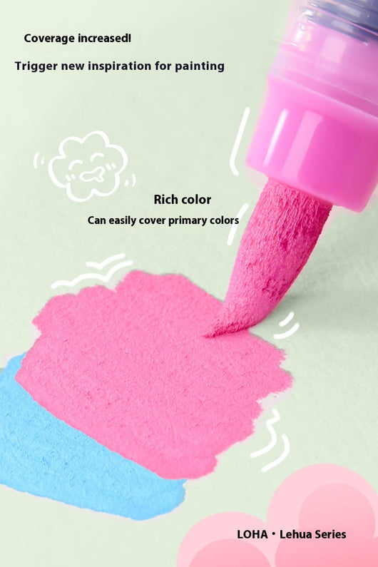 Juego de 36 Colores Acrílicos Opacos con Pincel Overlay - Image 13
