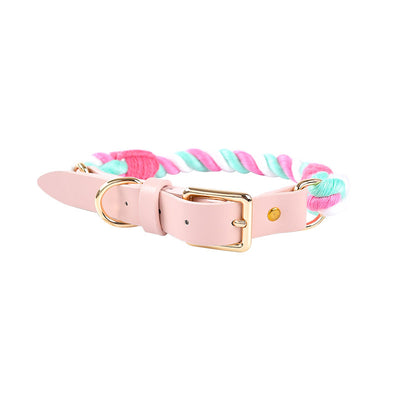 Collar Tejido a Mano de Algodón y Cuero PU para Mascotas - Image 13