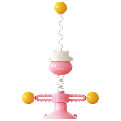 Juguete Interactivo para Gatos - Pelota Giratoria con Resorte - Image 12