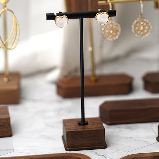 Organizador de Joyas en Madera y Cobre - Exhibidor de Collares y Aretes - Image 30
