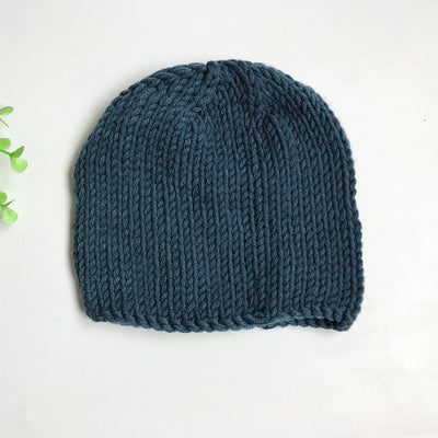 Conjunto Fotográfico Bebé Gorro Azul Marino - Image 7