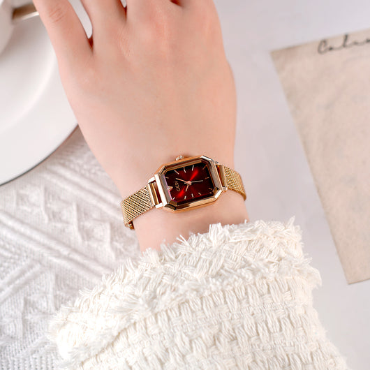 Reloj Cuadrado Retro Casual Versátil para Mujer - Image 4