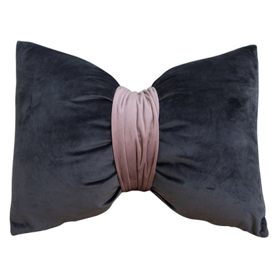 Almohada de Cintura Terciopelo con Moño Elegante - Image 12
