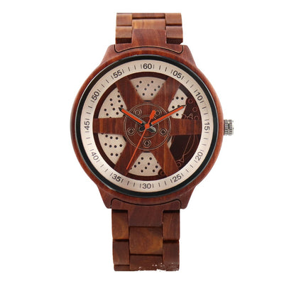 Reloj de Madera y Cuarzo para Adultos - Diseño Casual y Elegante - Image 10