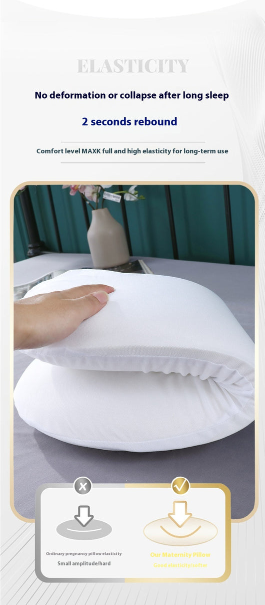 Almohada Gestacional de Látex Natural - Cojín Cervical Ergonómico Desenfundable - Image 21