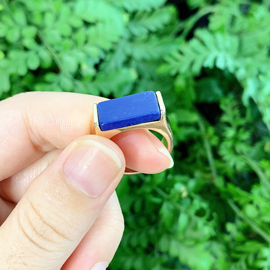 Anillo Rectangular Minimalista de Moda - Image 10
