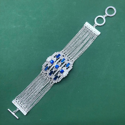 Pulsera de Piedras Cristal Ovaladas - Diseño Elegante y Energético