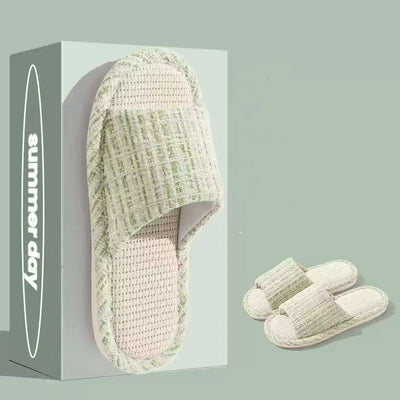 Pantuflas de Algodón y Lino Transpirables para Casa - Image 15