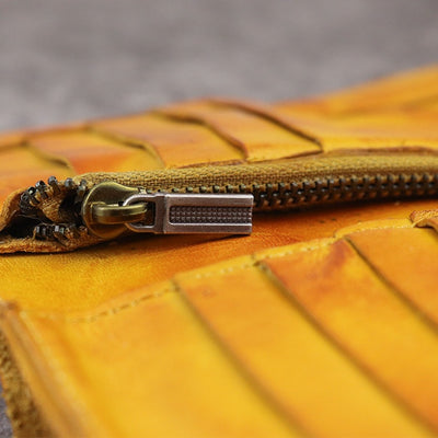 Cartera Larga para Hombre Estilo Retro Europeo con Múltiples Compartimentos - Image 19