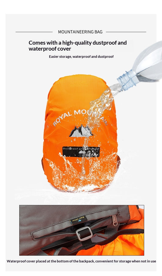 Mochila de Senderismo de Gran Capacidad para Deportes al Aire Libre - Image 12