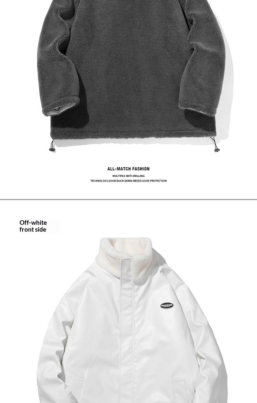 Abrigo Reversible de Lana de Cordero con Estilo Literario y Artístico - Image 10