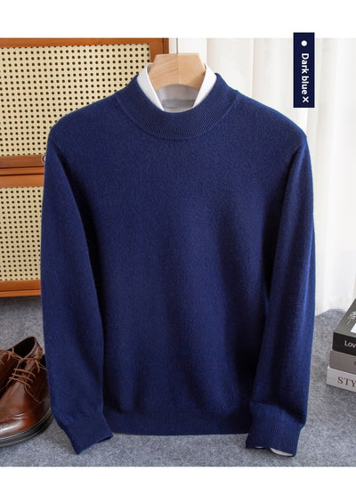Suéter de Cuello Medio en Lana para Hombre - Image 44