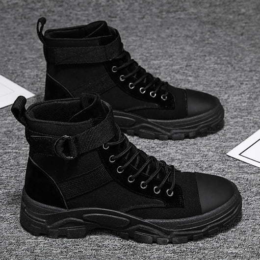 Botas Martin Altas Casuales para Hombre - Estilo Urbano Versátil - Image 7