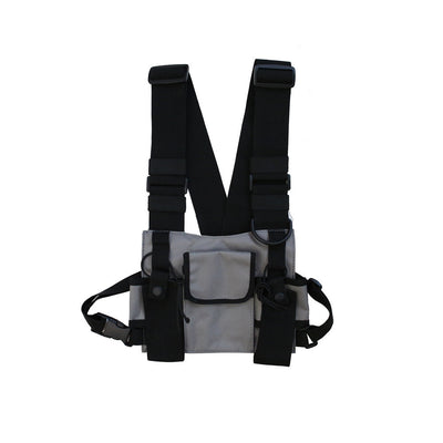 Chaleco Táctico Hip Hop Tide Brand con Mochila de Pecho