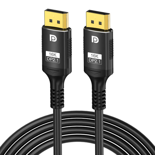Cable DisplayPort 1.4 16K Macho a Macho con Funda Tejida
