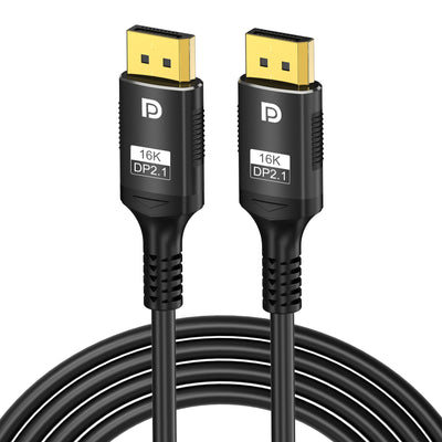 Cable DisplayPort 1.4 16K Macho a Macho con Funda Tejida